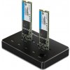 Qoltec Dokovacia stanica pre 2x SSD M.2 SATA disky | NGFF | USB typ C Qoltec Dokovacia stanica pre 2x SSD M.2 SATA disky | NGFF | USB typ C