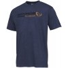 Savage Gear Tričko Signature Logo T Shirt Blue Melange - XXL