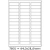 CDRmarket ETR0ECO7001A4100 samolepiace etikety 64 x 21 mm, 39 etiket, A4, 100 listů, biela CDRmarket ETR0ECO7001A4100 samolepiace etikety 64 x 21 mm, 39 etiket, A4, 100 listů, biela