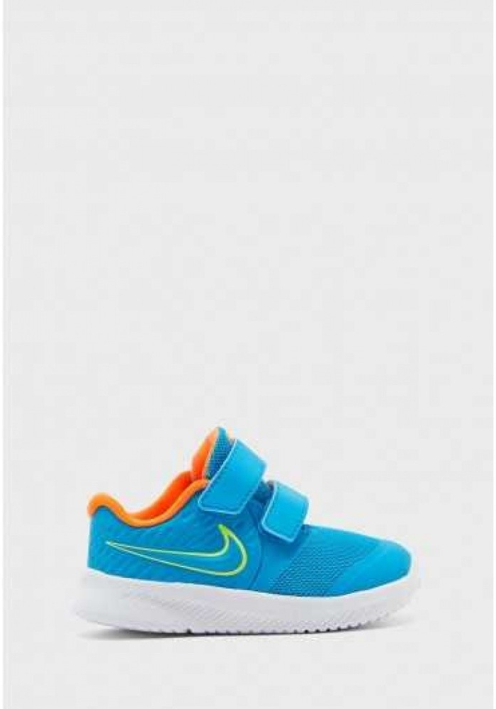 Nike Star Runner 2 Baby/Toddler Shoe Blue/Lemon