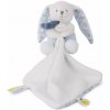 Doudou et Compagnie Paris Doudou Darčeková sada zajačik s dečkou 10 cm modrý