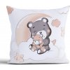 MKLozkoviny.sk Bavlnená obliečka na vankúš Renforcé 40 × 40 cm - Medvedík- - MKLozkoviny.sk Bavlnená obliečka na vankúš Renforcé 40 × 40 cm - Medvedík- -
