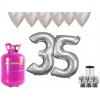 HeliumKing Hélium párty set na 35. narodeniny so striebornými balónmi HeliumKing Hélium párty set na 35. narodeniny so striebornými balónmi