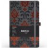 Castelli Copper Baroque linajkový zápisník A5 Black