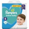 PAMPERS active baby Giant Pack 6 ExtraLarge detské plienky (13-18 kg) 56 ks