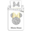 Jerry Fabrics Obliečky Minnie gold 1x70x90/1x140x200cm Jerry Fabrics Obliečky Minnie gold 1x70x90/1x140x200cm