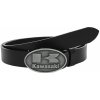 KM Saddlery Kožený moto opasok so sponou Kawasaki Veľkosť: 160 KM Saddlery Kožený moto opasok so sponou Kawasaki Veľkosť: 160