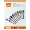 Popisovač na tabule, tekutý atrament, kužeľový hrot, 1-3 mm, NOBO, mix farieb, 10ks Popisovač na tabule, tekutý atrament, kužeľový hrot, 1-3 mm, NOBO, mix farieb, 10ks