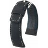 Remienok Hirsch Mariner - čierny - 24 mm - L – Štandardná dĺžka (doporučujeme) - 22 mm - Strieborná + 5 rokov záruka a darček ZADARMO Remienok Hirsch Mariner - čierny - 24 mm - L – Štandardná dĺžka (doporučujeme) - 22 mm - Strieborná + 5 rokov záruka a darček ZADARMO