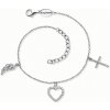 ENGELSRUFER náramok anjelské krídlo, krížik a srdiečko ERB-FLH-ZI ENGELSRUFER náramok anjelské krídlo, krížik a srdiečko ERB-FLH-ZI