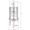 Palivový filter MAHLE KL 572 Palivový filter MAHLE KL 572