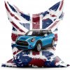 Sablio Sedací vak Mini sedan Britská vlajka - 150x100 cm Sablio Sedací vak Mini sedan Britská vlajka - 150x100 cm