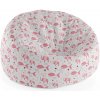 Sablio Sedací vak Cocoon Ružové rybky a slony - 115 x 75 x 45 cm Sablio Sedací vak Cocoon Ružové rybky a slony - 115 x 75 x 45 cm