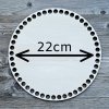Drevené dno - kruh 22cm Drevené dno - kruh 22cm
