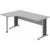 OFFICE PRO s.r.o. Kancelársky stôl pracovný, pravé prevedenie - CE 1800 60 P, šedá OFFICE PRO s.r.o. Kancelársky stôl pracovný, pravé prevedenie - CE 1800 60 P, šedá