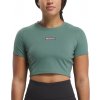 Reebok | LUX BOLD CROP TEE | šedá| L Reebok | LUX BOLD CROP TEE | šedá| L
