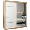 Šatníková skriňa Alyxia II 180/200 - dub sonoma/biela Rozmer: 180 Šatníková skriňa Alyxia II 180/200 - dub sonoma/biela Rozmer: 180