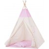 Teepee stan pre deti SPRINGOS Ružový s hviezdami Teepee stan pre deti SPRINGOS Ružový s hviezdami
