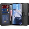 Púzdro Tech-Protect Wallet knižkové na Motorola Moto E22 / E22i, čierne