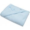 New Baby froté osuška s výšivkou a kapuckou 80x80 modrá žirafka New Baby froté osuška s výšivkou a kapuckou 80x80 modrá žirafka