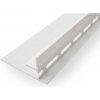 Ukončovacia lišta k nopovej fólii S biela Ukončovacia lišta k nopovej fólii S biela