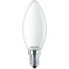 LED žiarovka E14 B35 6,5W = 60W 806lm 2700K Teplé vlákno Mlieko PHILIPS LED žiarovka E14 B35 6,5W = 60W 806lm 2700K Teplé vlákno Mlieko PHILIPS