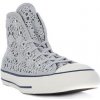 Converse členkové tenisky All Star Hi Crochet strieborná