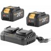 Sada dve batérie 20V 4Ah Procraft 20/4 ATA-40B a nabíjačka na dve batérie 20/2 | S2x20/4ATA-40B-20/2 Sada dve batérie 20V 4Ah Procraft 20/4 ATA-40B a nabíjačka na dve batérie 20/2 | S2x20/4ATA-40B-20/2