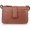 Crossbody kabelka Paolo Peruzzi SI-39 hnědá Crossbody kabelka Paolo Peruzzi SI-39 hnědá