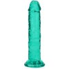 Realrock Realistické dildo s prísavkou 15,5 cm tyrkysové Realrock Realistické dildo s prísavkou 15,5 cm tyrkysové