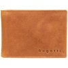 Pánska kožená peňaženka s chlopňou Bugatti Volo small svetlohnedá Pánska kožená peňaženka s chlopňou Bugatti Volo small svetlohnedá