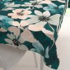 Biante Zamatový obdĺžnikový obrus Tamara TMR-027 Veľké kvety na tmavo zelenom 120x200 cm Biante Zamatový obdĺžnikový obrus Tamara TMR-027 Veľké kvety na tmavo zelenom 120x200 cm