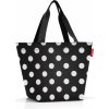 Nákupná taška cez rameno Reisenthel Shopper M Dots white