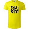 Tachometer 30 - Tričko z organickej bavlny - 3XL ( Citrónová ) Tachometer 30 - Tričko z organickej bavlny - 3XL ( Citrónová )