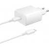 Nabíjačka Samsung EP-TA845EWE 45W s káblom USB-C Samsung EP-DW767JWE 45W 1,8 m (OOB Bulk - náhradné balenie) - biela Nabíjačka Samsung EP-TA845EWE 45W s káblom USB-C Samsung EP-DW767JWE 45W 1,8 m (OOB Bulk - náhradné balenie) - biela