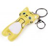 Kľúčenka s farebnou mačkou - 6 farieb Farba: žltá Kľúčenka s farebnou mačkou - 6 farieb Farba: žltá