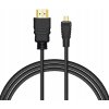 HDMI kábel Savio CL-39 1 m čierny HDMI kábel Savio CL-39 1 m čierny