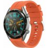 Silikónový remienok (šírka 22mm) - oranžová – Samsung Gear S3 / Watch 46mm / Huawei Watch GT / Vantage M / Watch 3 45mm Silikónový remienok (šírka 22mm) - oranžová – Samsung Gear S3 / Watch 46mm / Huawei Watch GT / Vantage M / Watch 3 45mm