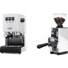 Gaggia Classic E24, white + Eureka Mignon Libra 65 All Purpose, CR white Gaggia Classic E24, white + Eureka Mignon Libra 65 All Purpose, CR white