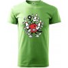 Bowling komiks - Klasické pánske tričko vyššej gramáže - M ( Trávová zelená ) Bowling komiks - Klasické pánske tričko vyššej gramáže - M ( Trávová zelená )