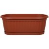 Samozavlažovací truhlík s podmiskou - teracotta - 32 cm - 1 ks Samozavlažovací truhlík s podmiskou - teracotta - 32 cm - 1 ks