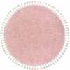 Dywany Łuszczów , Kusový koberec Berber 9000 pink kruh, 160x160 (priemer) kruh, ružová, obývacia izba Dywany Łuszczów , Kusový koberec Berber 9000 pink kruh, 160x160 (priemer) kruh, ružová, obývacia izba