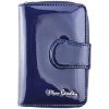 Pierre Cardin modrá, dámska kožená peňaženka 9,5 × 13 cm Pierre Cardin modrá, dámska kožená peňaženka 9,5 × 13 cm