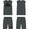 Lonsdale Men's sleeveless t-shirt & shorts set regular fit šedá L Lonsdale 4255581573870 Lonsdale Men's sleeveless t-shirt & shorts set regular fit šedá L Lonsdale 4255581573870