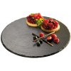 Servírovací tác kulatý z břidlicového kamene, otáčecí průměr 320 mm | APS, 00975 černá Servírovací tác kulatý z břidlicového kamene, otáčecí průměr 320 mm | APS, 00975 černá