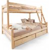 Wilsondo Poschodová posteľ s úložným priestorom Petra 6 200x120x90 - prírodná Wilsondo Poschodová posteľ s úložným priestorom Petra 6 200x120x90 - prírodná