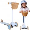 EVO detská trojkolesová kolobežka s košíkom Mini Cruiser modrá EVO detská trojkolesová kolobežka s košíkom Mini Cruiser modrá