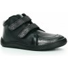 Baby Bare Shoes Baby Bare Febo Fall Midnight Black celoročné členkové barefoot topánky