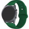 eses Základný silikónový náhradný remienok pre smart hodinky 20 mm Farba: zelená army