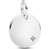 Prívesok PANDORA Guľatý na gravírovanie 394012C01 Prívesok PANDORA Guľatý na gravírovanie 394012C01